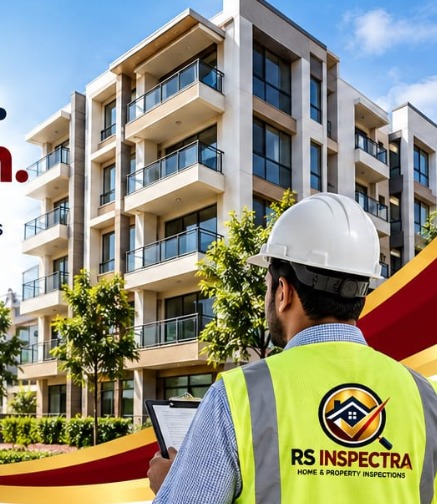 Inspector checking a residential building